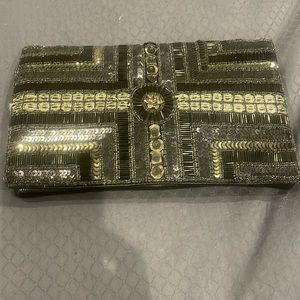 Beaded on front side black on back